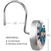 12-Pack Decorative Shower Curtain Hooks with Cute Dinosaur Designs view 3
