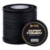 HERCULES Super Tough Braided Fishing Line, 4 lb, 500 yd, 4-Strand, Black view 1