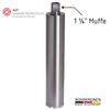 ADT Diamond Tools Economy Line Diamond Core Drill Bit for Concrete, Brick & Masonry, 102 mm + SDS Plus Adapter view 4