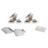 Miskall Shower Door Rollers, Zinc Alloy, Glass Door Rollers view 1