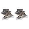 Miskall Shower Door Rollers, Zinc Alloy, Glass Door Rollers view 3