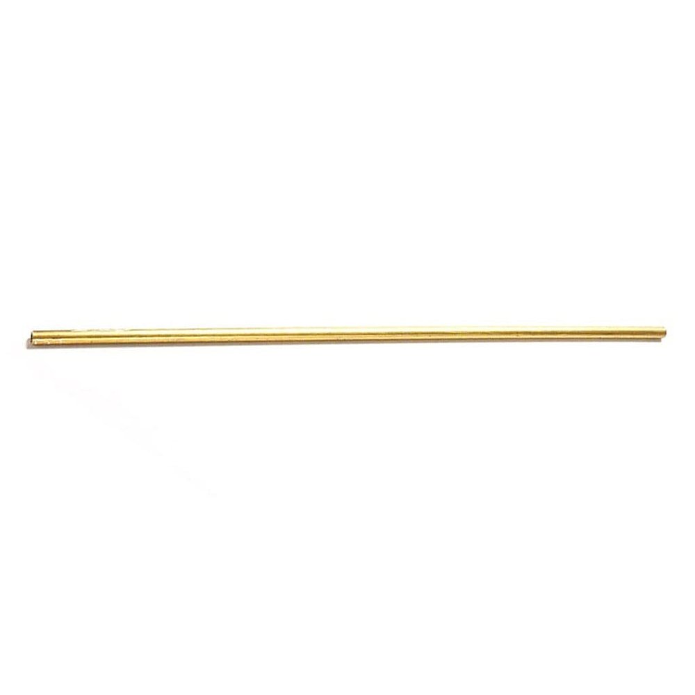 MOZTO 1-Piece Brass Round Tube, 6 x 5 x 200 mm, Seamless High-Strength Tube for Hobby Models