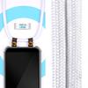 moex Phone Lanyard Case for Realme 9 Pro, Detachable 155 cm Strap, White view 3