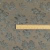 Gray Chenille Upholstery Fabric with Raised Textured Floral Pattern view 3