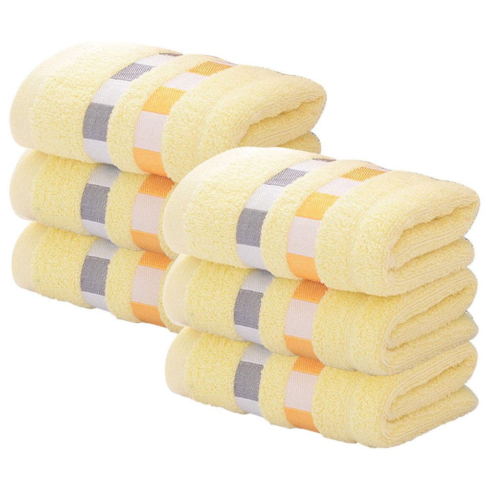 Wzxhew 6-Pack Hand Towels, Soft and Absorbent, Easy to Clean, for Kitchen, Bathroom and Living Room, One Size