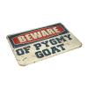 COTECI Farmhouse Bathroom Mat, “Beware of Pygmy Goat” Fall Entrance Rug, 65 x 90 cm view 3