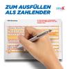 Litfax SEPA Transfer Slips, 100 Sheets, DIN A6, 2-Part Carbonless, Bank-Neutral view 2