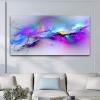 Large Canvas Wall Art, Colorful Clouds Abstract Art, 60 x 120 cm (24 x 47 in), Unframed view 2