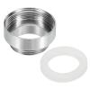 PATIKIL M22*1.0 to M26*1.0 Faucet Aerator Adapter, Silver view 1