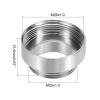 PATIKIL M22*1.0 to M26*1.0 Faucet Aerator Adapter, Silver view 2