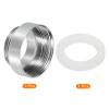 PATIKIL M22*1.0 to M26*1.0 Faucet Aerator Adapter, Silver view 3