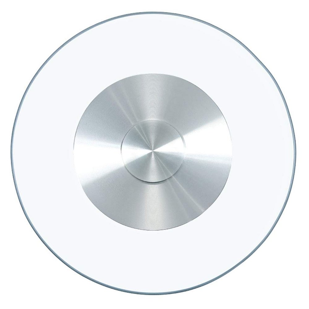 CHEWYNP Thick Round Tempered-Glass Lazy Susan, 12 mm