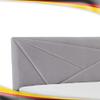 FURNISTAR TEO Box Spring Bed with Bonell Mattress, Storage and Topper, Gray, 140 x 200 cm view 2