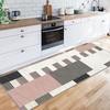 Siunwdiy Moroccan Runner Rug, Washable Polyester, Non-Slip, Pink, 120 x 200 cm view 1