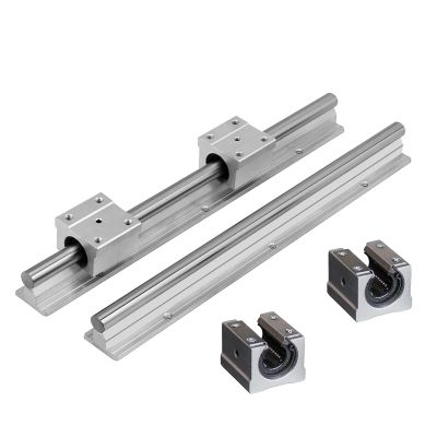 Coavoo SBR25-460mm Linear Rail Kit, 2 Rails and 4 SBR25UU Blocks