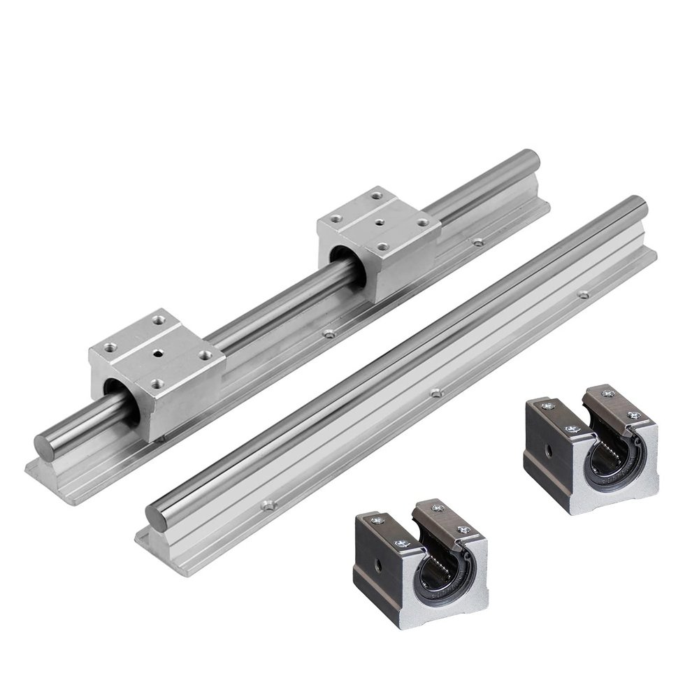 Coavoo SBR25-460mm Linear Rail Kit, 2 Rails and 4 SBR25UU Blocks