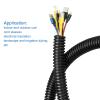DMiotech 16mm x 12mm x 3m PVC Unsplit Corrugated Cable Conduit view 2