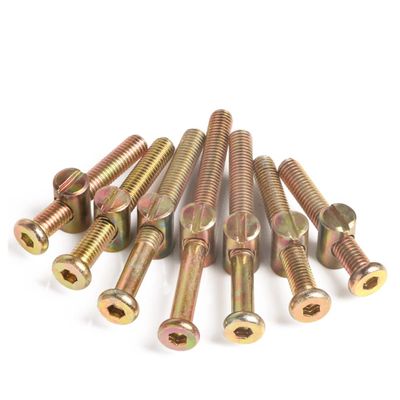 5 Sets M8×85 mm Zinc-Plated Hex Socket Head Cap Screws with Barrel Nuts