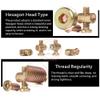 5 Sets M8×85 mm Zinc-Plated Hex Socket Head Cap Screws with Barrel Nuts view 3