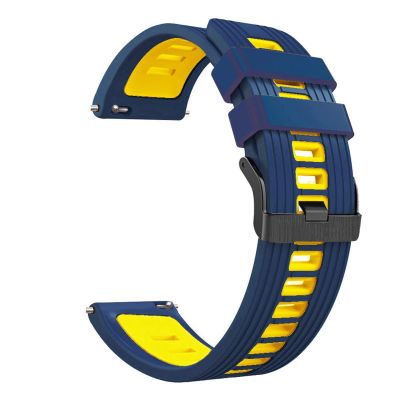 AEMALL Silicone Band for TicWatch Pro 3/3 GPS LTE, 22 mm Smartwatch Band for TicWatch Pro 2020, S2, E2 (Color: Style L; Size: TicWatch Pro 2020)