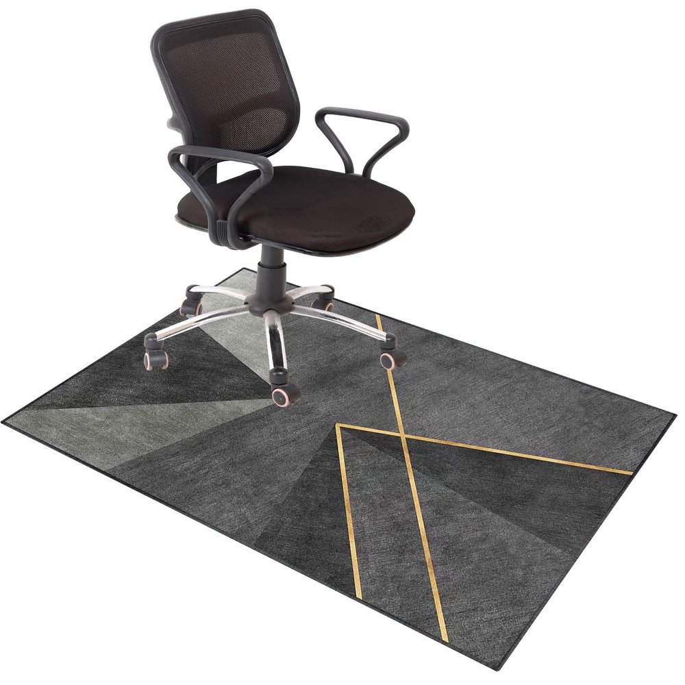 EYZO Floor Protection Mat for Hard Floors, Office or Gaming Chair, 100 x 120 cm