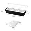 BEYLANG Ice-Cooled Serving Tray, 3-Compartment Condiment Caddy view 2