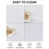 Fokitut Waterproof Round Tablecloth, 6-Piece, 274 cm, Stain-Resistant, Wrinkle-Free, White view 2