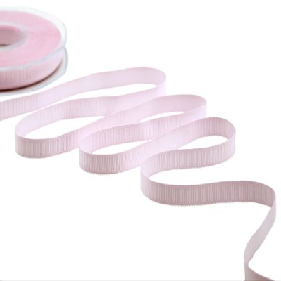 Furlanis Grosgrain Ribbon, Italian-Made, Baby Pink, 10 mm x 20 m