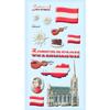 NEW SOFTY 3-D Stickers, Austria, 1 Sheet view 1