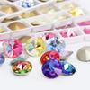 10 mm Round Pointback Rhinestones, Ghost Light, 10 Pieces view 2