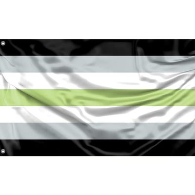 Agender Flag | Unique Design Print | Made in the EU (90 x 150 cm)