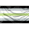 Agender Flag | Unique Design Print | Made in the EU (90 x 150 cm) view 1