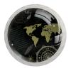 Vintage Globe World Map Cabinet Knobs, 35 mm, 4-Pack view 1