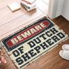 COTECI Large Outdoor Doormat, Beware of Dutch Shepherd, Waterproof, 40 x 60 cm view 1