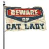 COTECI Beware of Caterpillar Flag, 152 x 244 cm view 1