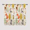 ANHOPE Fox, Rabbit & Owl Blackout Thermal Curtains, 2-Pack, 54.3 x 66.1 in view 2