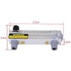 Panel-Type Water Flow Meter, 0.22 GPM/17 LPM, Acrylic, Adjustable Knob, 1/2 in Male and 1/4 in Female Threads view 2