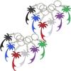 Norhogo 10-Pack Aluminum Beer Bottle Opener Keychains, Palm Design, Random Colors view 1
