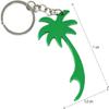 Norhogo 10-Pack Aluminum Beer Bottle Opener Keychains, Palm Design, Random Colors view 2