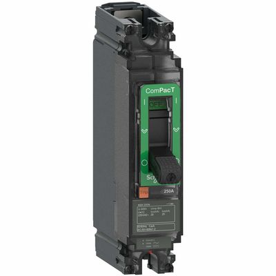 NSX160N 25kA AC-DC 1P 160A TMD Circuit Breaker, Schneider Electric