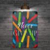 Never Give Up Metal Sign, Back to School Classroom Decor, 45.7 x 30.5 cm view 2