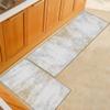 ZDYHMrj Gray Non-Slip Hallway Runner Rug, Washable, 40–100 cm Wide view 3
