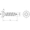 100 x Countersunk Chipboard Screws with Reinforced Head 4.0 x 16 view 3
