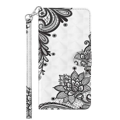 VQWQ Leather Wallet Case for LG G7 / LG G7 ThinQ, 3D Animal Painted Flower