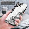 VQWQ Leather Wallet Case for LG G7 / LG G7 ThinQ, 3D Animal Painted Flower view 4