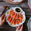 Ceramic Divided Dinner Plate with Vinegar Dish view 4