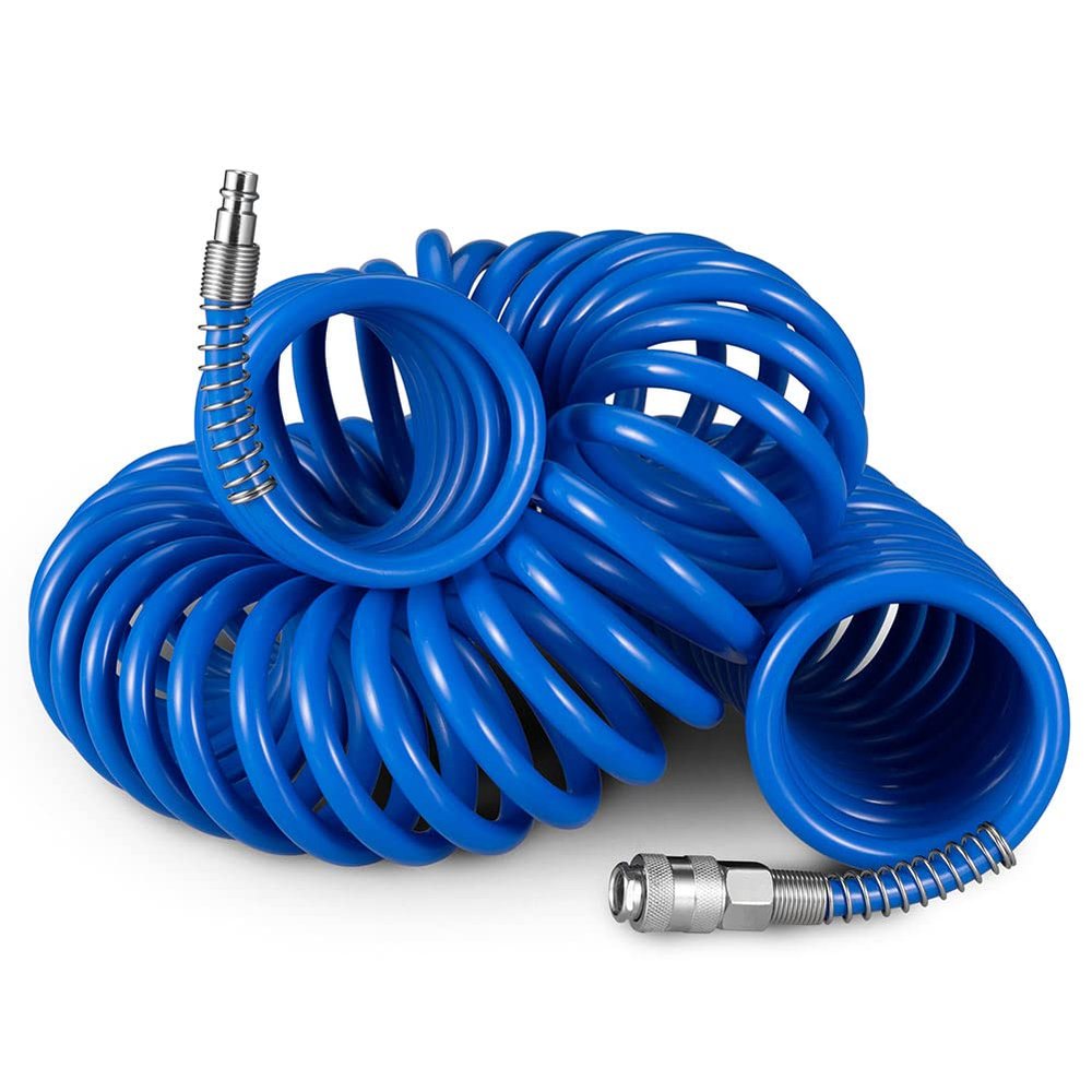 15 m Reinforced Spiral Compressed-Air Hose