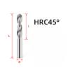 1-Piece 4.9 mm Carbide Drill Bit for Metalworking, HRC45 view 2