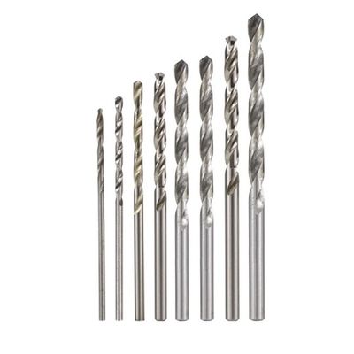 HSS Twist Drill Bits for Rotary Tools, Straight Shank, 10-Piece, 0.3 mm