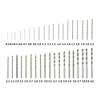 HSS Twist Drill Bits for Rotary Tools, Straight Shank, 10-Piece, 0.3 mm view 3